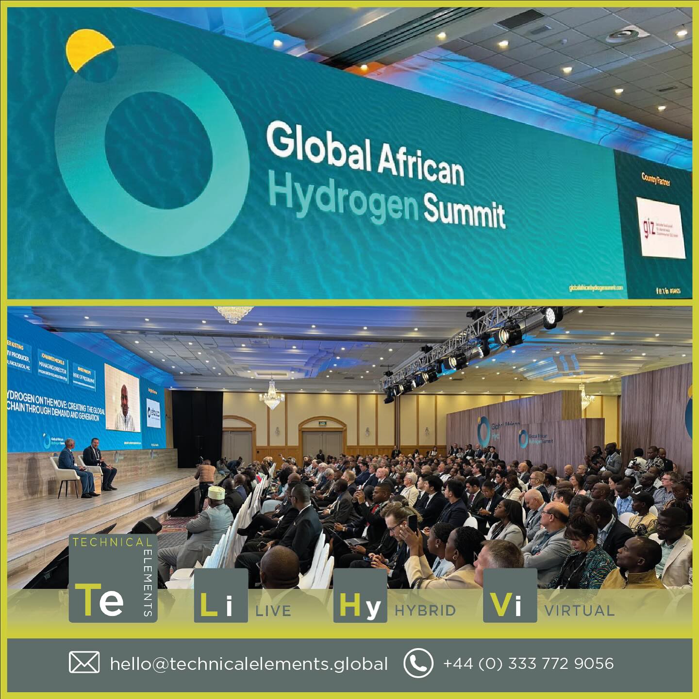 Wishing the @dmgeventsglobal team and everyone on site this week in Windhoek, Namibia a smooth and successful final couple of days at the Global African Hydrogen Summit. As always, we were delighted to provide video content, logo animations, sponsor sequences, presentation layouts and graphics for the main plenary room #conferenceav #screencontent #africa #namibia #GAH2S25